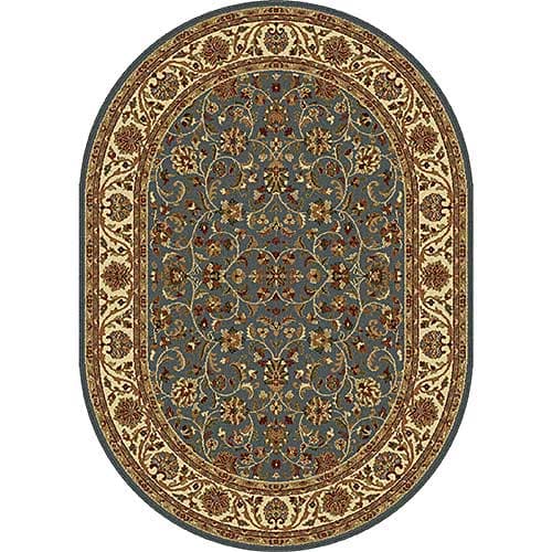 Tayse Sensation Ventura Oval Area Rug - Blue - image 