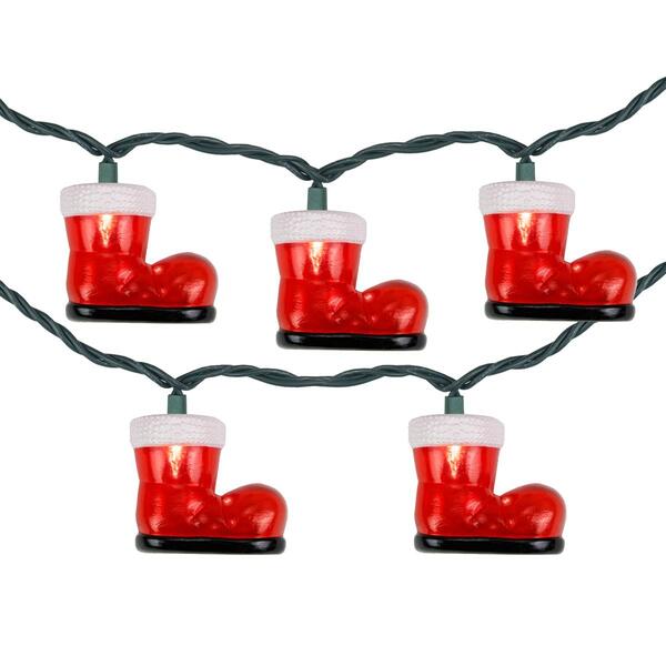Northlight Seasonal 10ct. Santa''s Boots Christmas Lights - image 