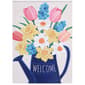 Meadow Creek Welcome Flower Water Can Garden Flag - image 1