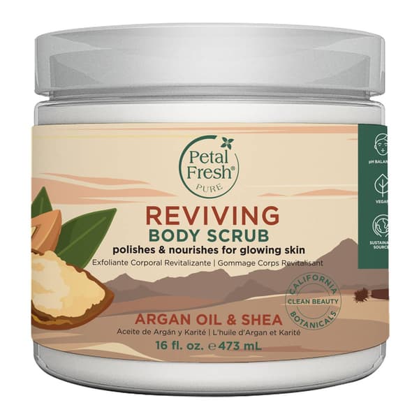 Petal Fresh Reviving Argan Oil & Shea Body Scrub