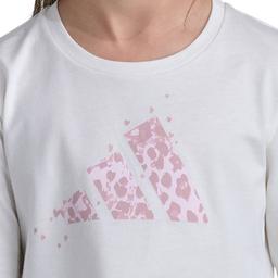 Girls (4-6x) adidas® Long Sleeve Leopard Logo Tee & Leggings Set