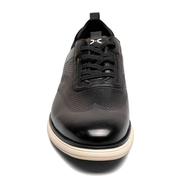 Mens Stacy Adams Edgewood Wingtip Elastic Lace Up Oxfords