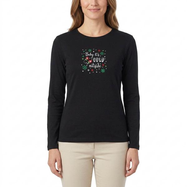 Womens MCCC Sportswear Cold Outside Long Sleeve Tee - image 