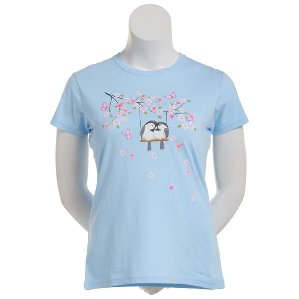 Womens Top Stitch by Morning Sun Sweat Heart Swing Top - image 