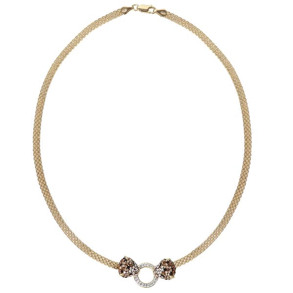 Crystal Leopard 18in. Pendant Necklace - image 