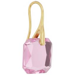 Athra 14kt. Gold over Brass & Purple Crystal Drop Earrings