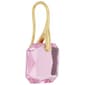 Athra 14kt. Gold over Brass & Purple Crystal Drop Earrings - image 2