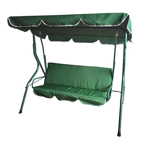 Northlight Seasonal 3-Seater Patio Swing with Adjustable Canopy - image 