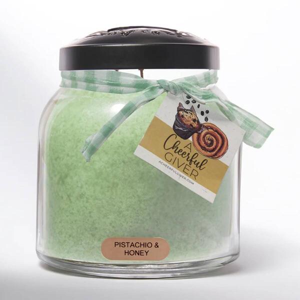 A Cheerful Giver&#40;R&#41; 34oz. Papa Jar Pistachio & Honey Candle - image 