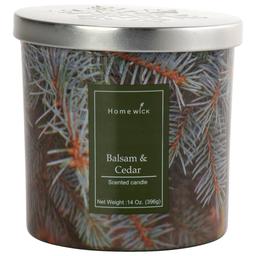 Homewick 14oz. Balsam and Cedar Jar Candle