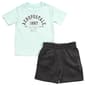 Toddler Boy Aeropostale Shirt And Shorts Set - Glacier/Charcoal - image 1