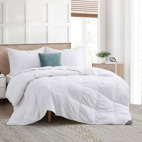 Puredown Lightweight Cooling Breathable White Down Comforter