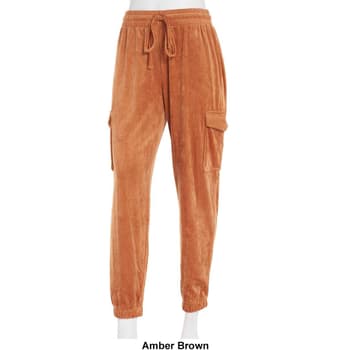 Juniors No Comment Knit Corduroy Cargo Pocket Jogger Pants - Boscov's