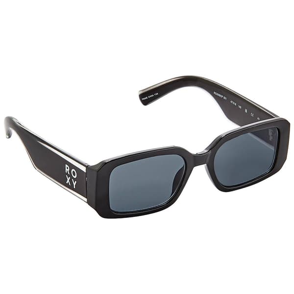 Womens Roxy Bold Angular Rectangle w/Wide Temple Sunglasses - image 