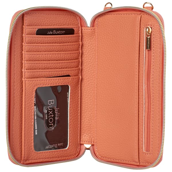Womens Buxton Everywhere Crossbody Wallet
