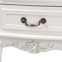 Baxton Studio Gabrielle French Country 2 Drawer Nightstand