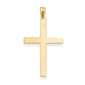 Unisex Gold Classics&#40;tm&#41; Gold Engravable Cross Pendant - image 1
