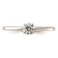 Pure Fire 14kt. White Gold Solitaire Lab Grown Diamond Ring - image 4