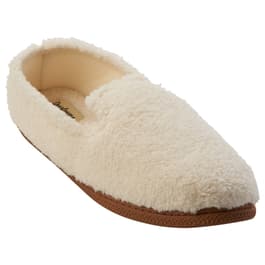 Womens Dearfoams&#40;R&#41; Lina Teddy Closed Back Slippers