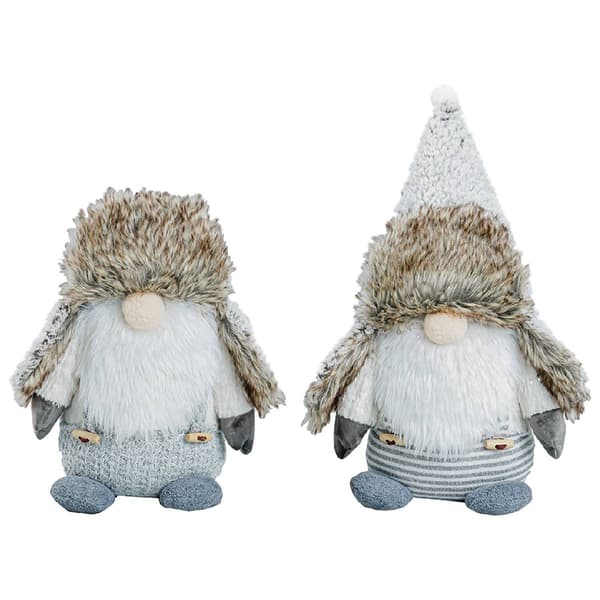 Santa''s Workshop 12.5in.Gnome Brothers - Set of 2 - image 