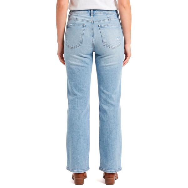 Juniors Celebrity Pink Mid Rise 5 Pocket Wide Leg Jeans
