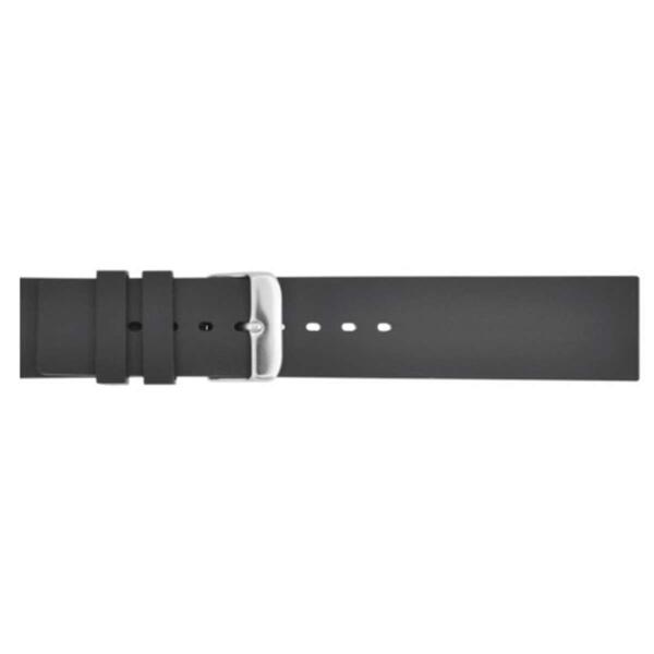 Unisex Watchbands 2 Go Black Silicone Watch Band - image 