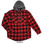 Mens Smith&#39;s Sherpa Lined Flannel Shirt Jacket - image 2
