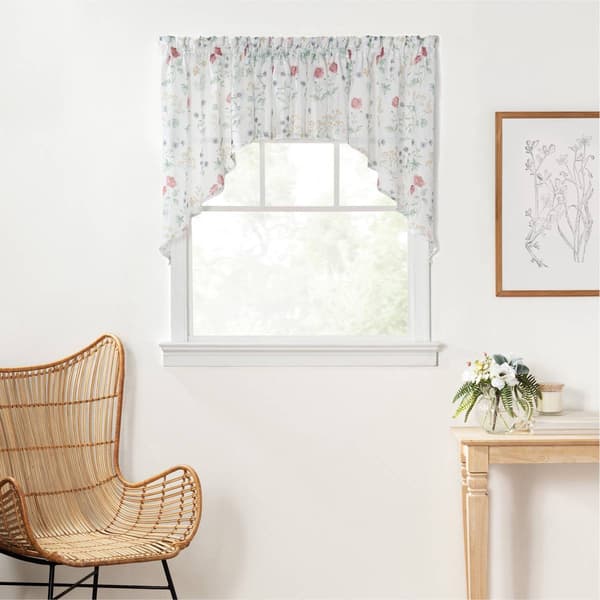 Martha Stewart Martha''s Garden Swag - 27x30 - image 