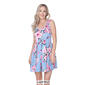 Womens White Mark Crystal Print Fit & Flare Dress - image 6