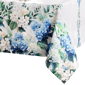 Threadmade Hydrangea Bloom Floral Double Border Tablecloth - image 3