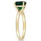 Gemstone Classics&#8482; 10kt. Gold Lab Created Emerald Solitaire Ring - image 3