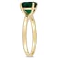Gemstone Classics™ 10kt. Gold Lab Created Emerald Solitaire Ring - image 3