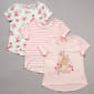 Girls (7-12) Bkind 3pk. Paris/Stripe/Floral Tees - image 2