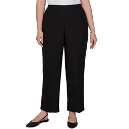 Plus Size Alfred Dunner Dinner Theater Casual Pants -Short Length