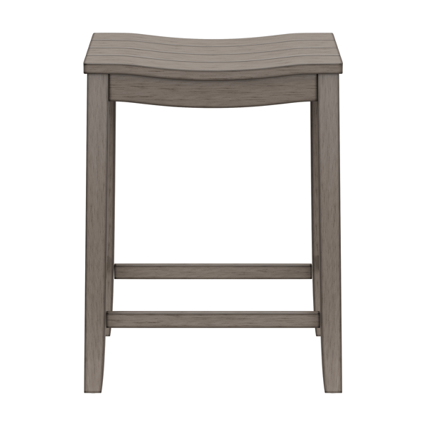 HH2 Home Fiddler Backless Counter Height Stool with Saddle Seat