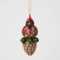 Jim Shore Heartwood Creek Highland Cardinal Christmas Ornament - image 5