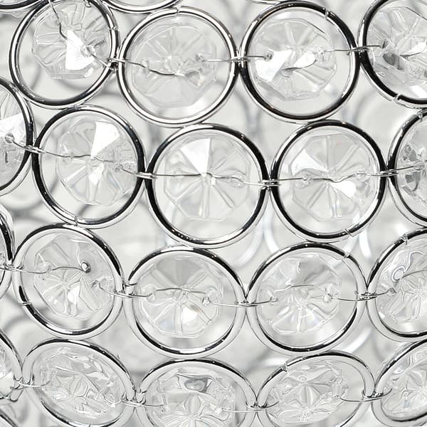 Elegant Designs&#8482; Elipse Crystal 5.5in. Circular Decorative Vase
