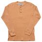 Mens Preswick & Moore&#40;R&#41; Long Sleeve Thermal Henley Pajama Shirt - image 1