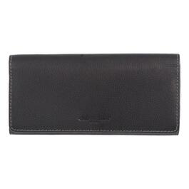 Womens Club Rochelier RFID Trifold Clutch Wallet with Gusset