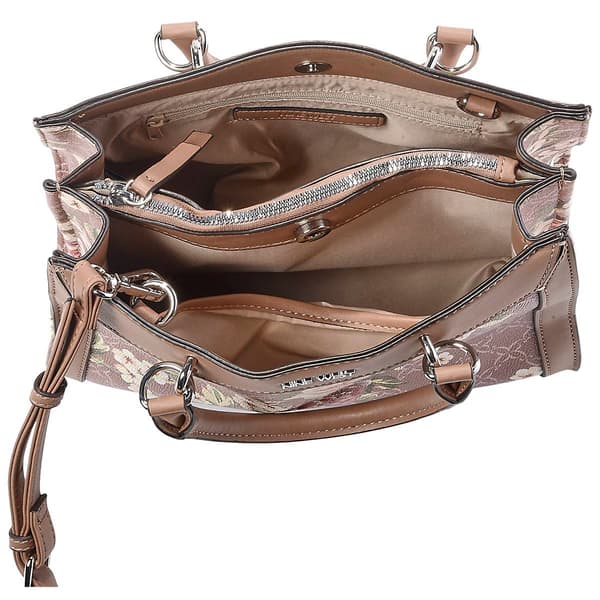 Nine West Paulson Logo Floral Satchel Boscov's