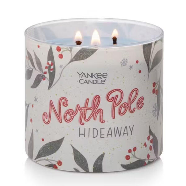 Yankee Candle&#40;R&#41; 14.5oz 3-Wick North Pole Hideaway Candle - image 