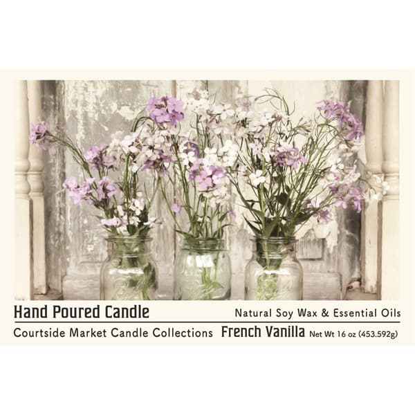 Courtside Market® From the Garden 16oz. French Vanilla Jar Candle