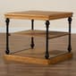 Baxton Studio Sebastian Wood 3-Tier End Table - image 6