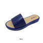 Womens Ashley Blue Blown Jellies Slide Sandals - image 5