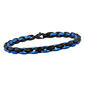 Mens Gentlemen's Classics&#8482; Blue & Black Link Bracelet - image 3