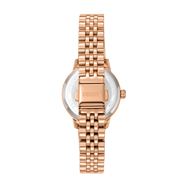 Womens DKNY Crystal Dial Rose Gold Bracelet Watch - DK1L086M0065