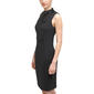 Womens Calvin Klein Sleeveless Crepe Tie Neck Sheath Dress - image 3