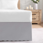 Stone Cottage Solid Scallop Grey Tailored Bed Skirt - image 8