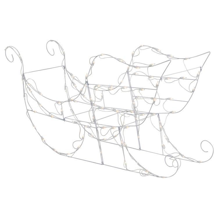 Northlight Seasonal Lighted Sleigh Outdoor Christmas Decoration