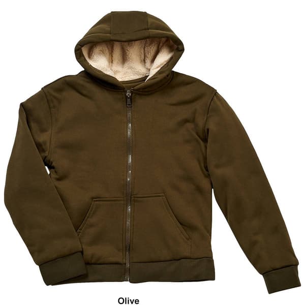 Boys 8 20 Architect Jean Co. Sherpa Lined Hoodie Jacket Boscov s